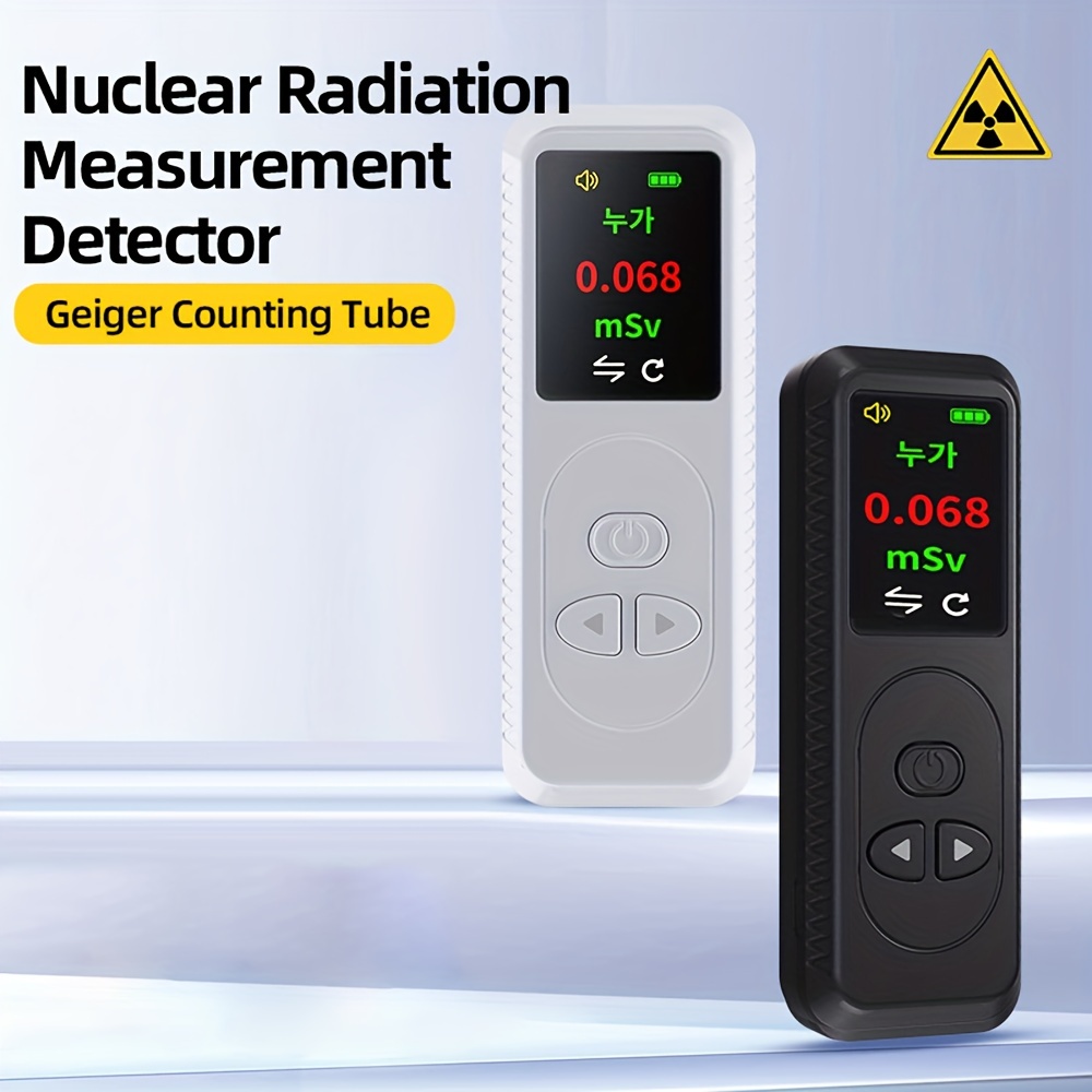 Handheld Portable Nuclear Radiation Detector Household Laboratory  Multi-function Radioactive Geiger Counter Digital Temu