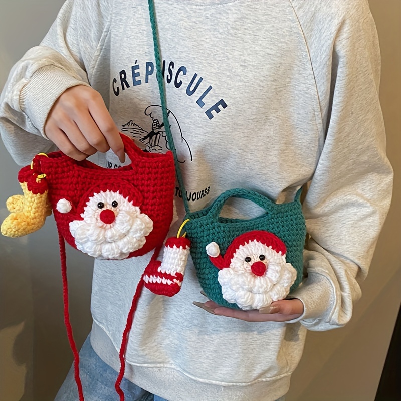 Little Crochet Christmas Gift Bag