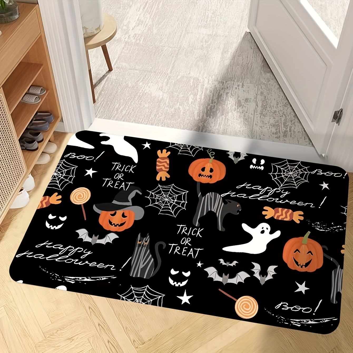 Halloween Kitchen Floor Mat Soft Anti Fatigue Kitchen Mat - Temu