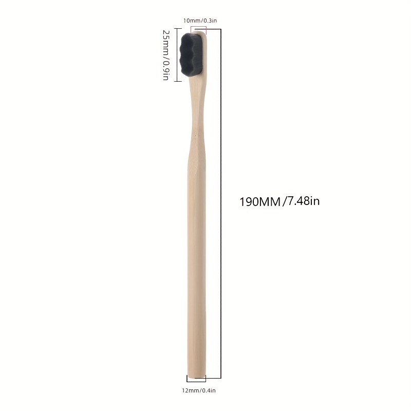 4pcs Bamboo Toothbrush Soft Toothbrush Manual Toothbrush