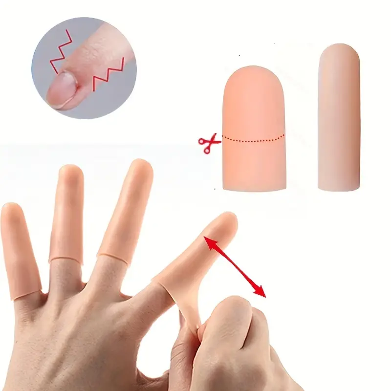 Silicone Finger Cots Silicone Finger Protectors Rubber - Temu