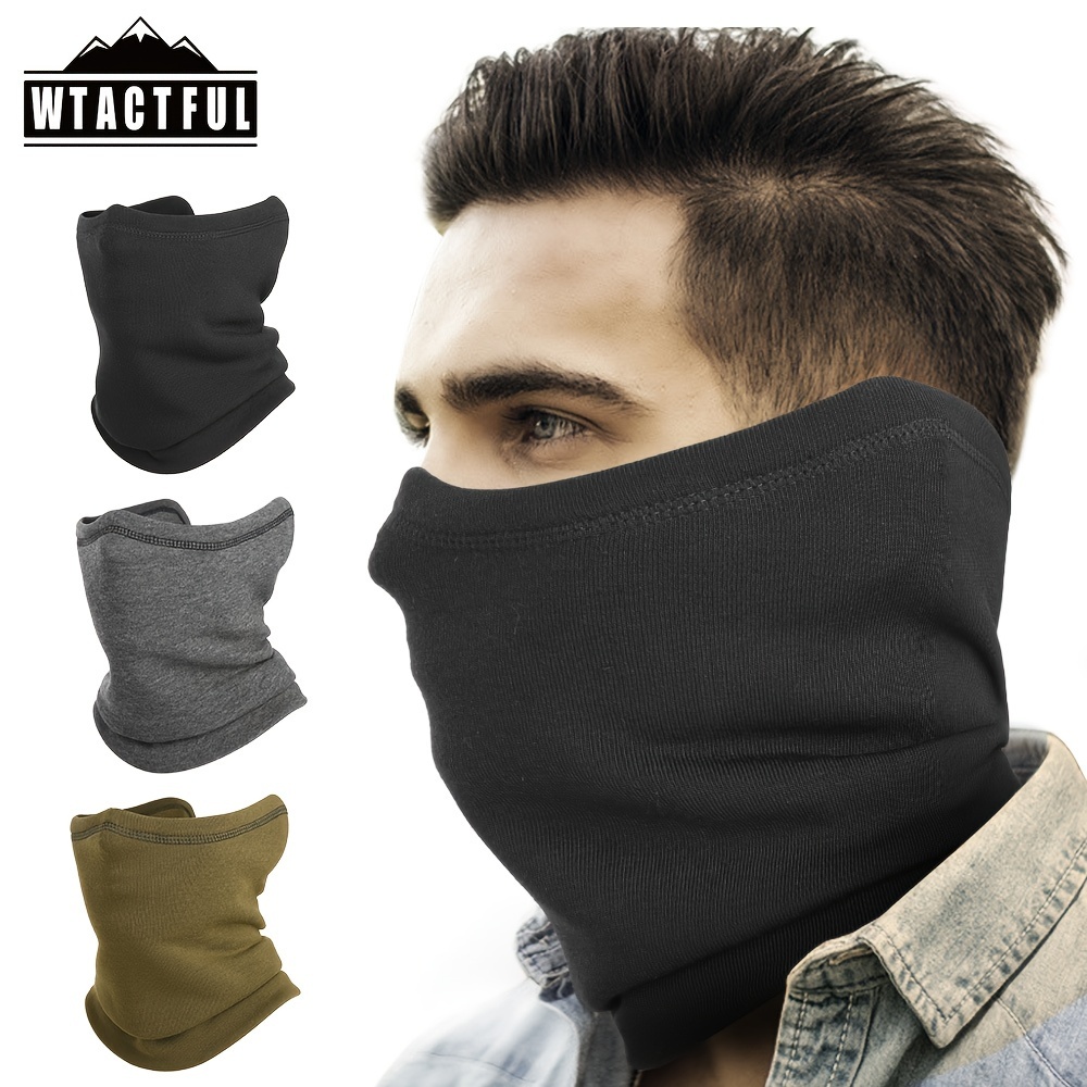 WTACTFUL Soft Fleece Neck Gaiter Warmer Face Mask for Cold Weather Winter  Outdoor Sports