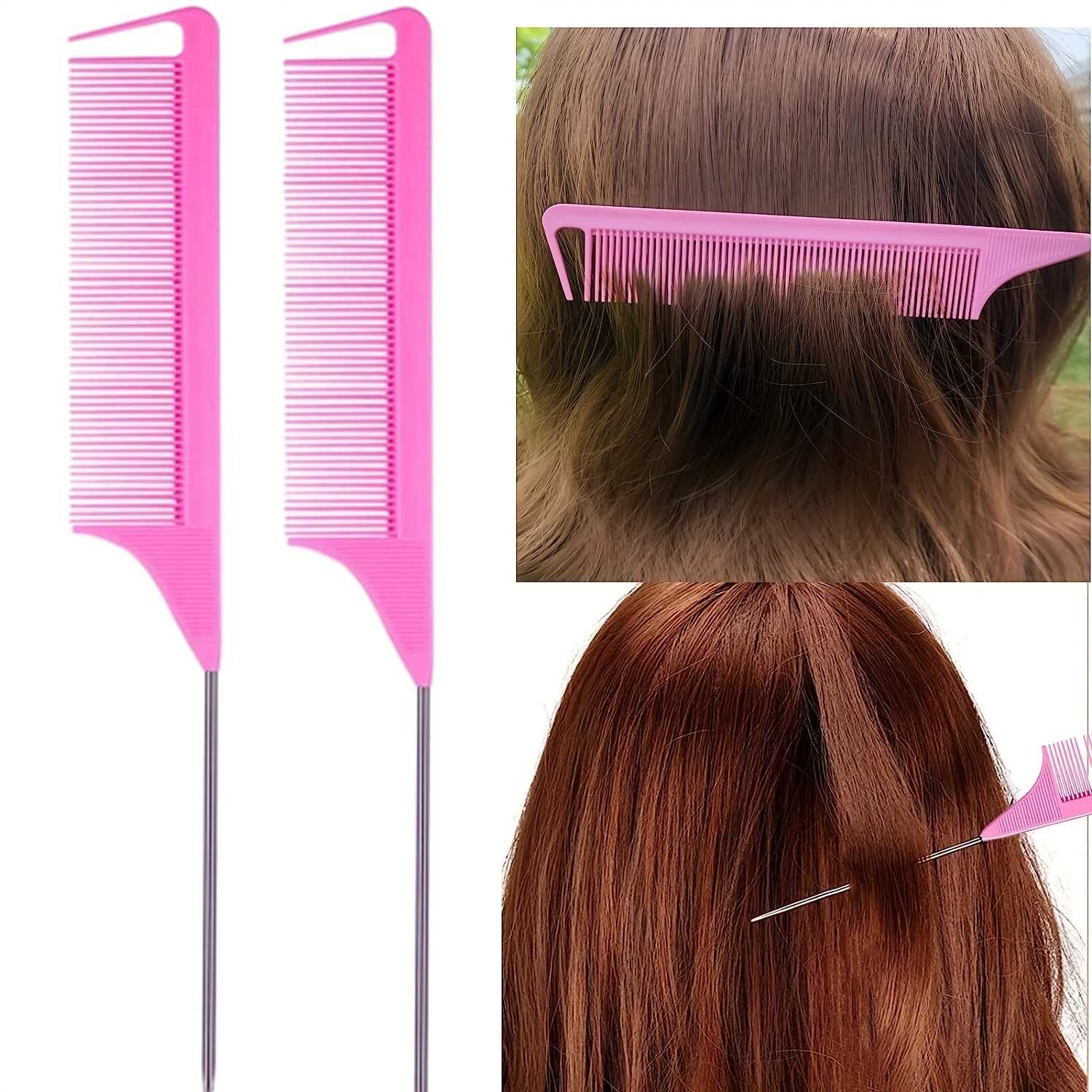 French Braid Tool Tail Comb Pin Tail Braiding Combs For Women Hair Styling  Combs For Braiding
