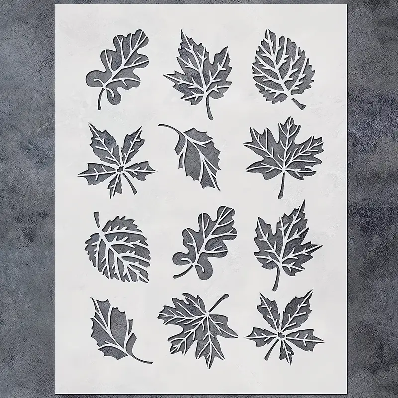 Leaf Stencils For Painting Fall Leaves Stencils For Painting - Temu  Australia