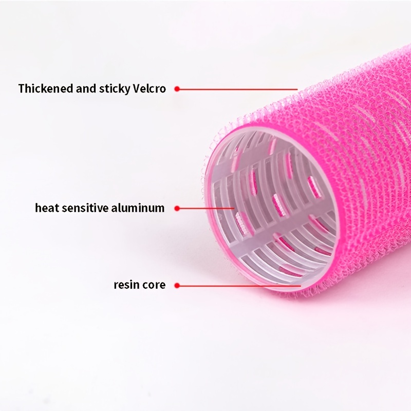 Self Grip Hair Rollers Set for DIY Bangs Medium Short Hair