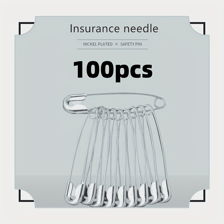 Trimming Shop Large Safety Pins Stainless steel xl safety pin Strong Heavy  Duty for Crafts, Laundry Bag, Blankets, Curtains, Jewellery, Costume, 50mm,  Single 