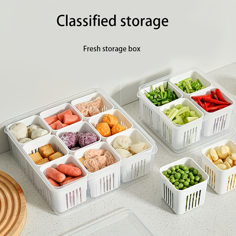 Multi compartment Food Preservation Box 2/3/4 Compartments - Temu