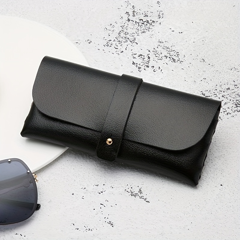 Soft Pu Leather Lightweight Portable Glasses Storage Bag, Multifunctional Glasses  Case, Casual Sunglasses Holder And Travel Accessories - Temu