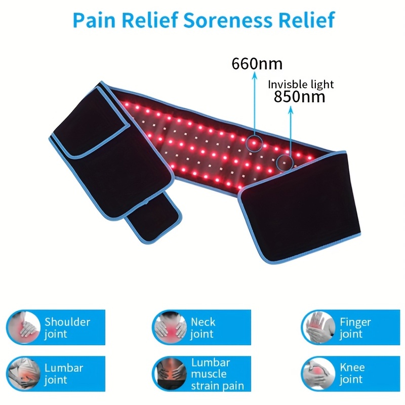 Red Light Therapy Belt Infrared Light Therapy Wrap Red Light - Temu