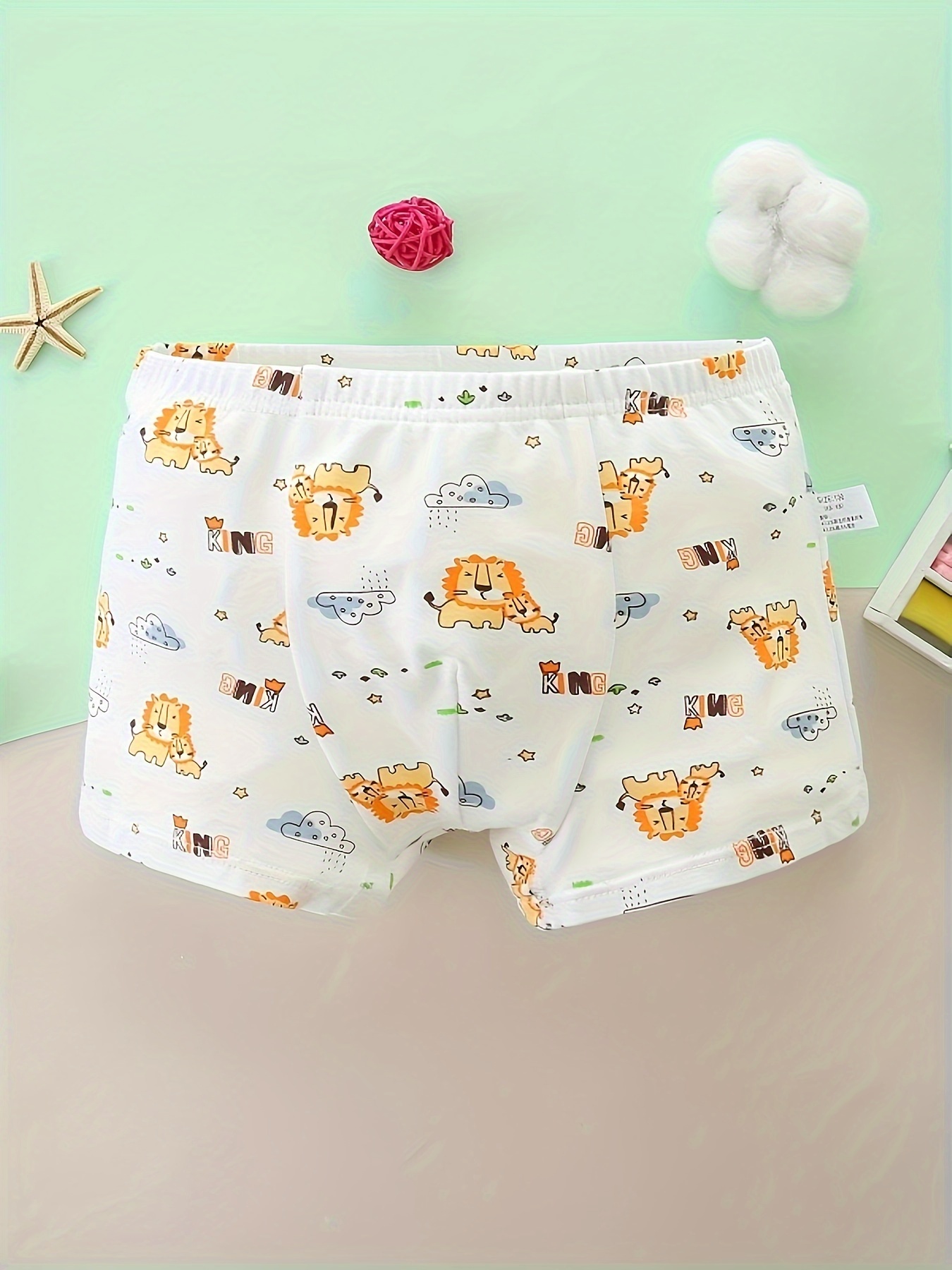 Ropa interior 2025 para niños boxer