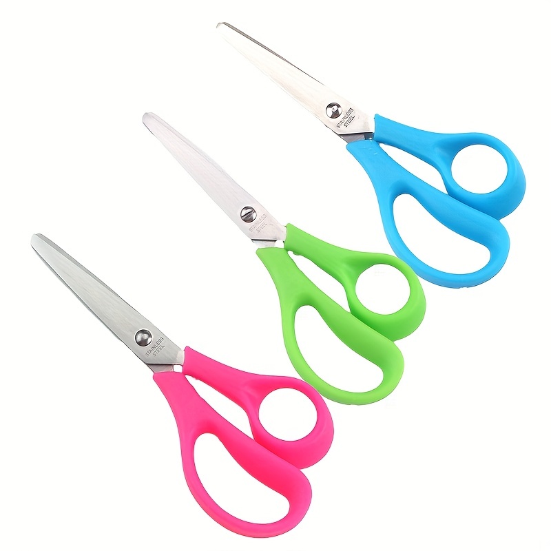 Blunt Tip Safety Scissors With Scale Ruler Student Diy - Temu