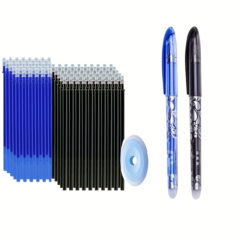 20/40/50/100pcs/set Erasable Gel Pens 0.5mm Cute Animal Black Blue Ink  Writing