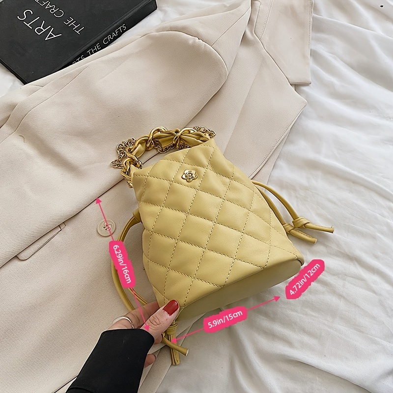 Chanel Gabrielle Backpack Small Yellow