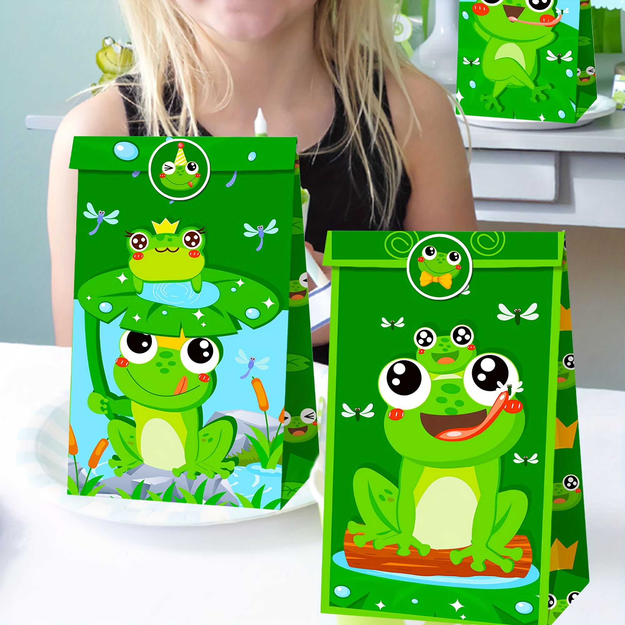 Frog Party Favor Bags Garden Party Favor Bags Garden Party Temu