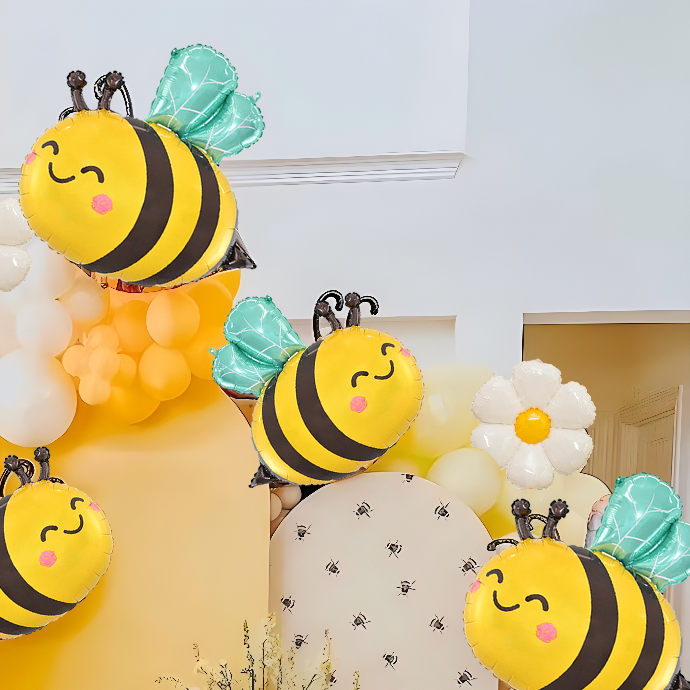 118 Piezas Kit Arco Guirnalda Globos Tema Abeja Decoración - Temu Chile