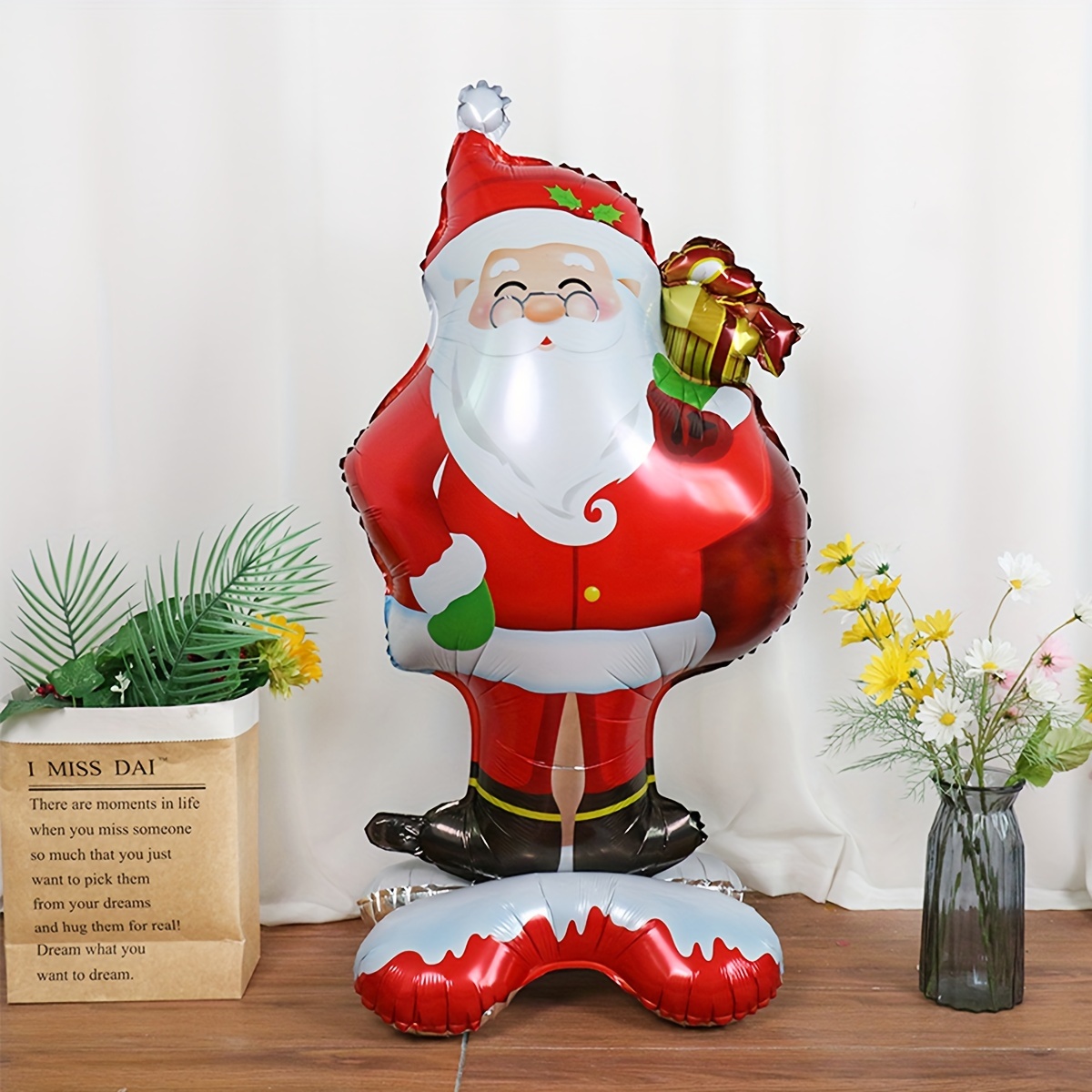 Inflatable Standing Christmas Aluminum Foil Balloon Snowman - Temu