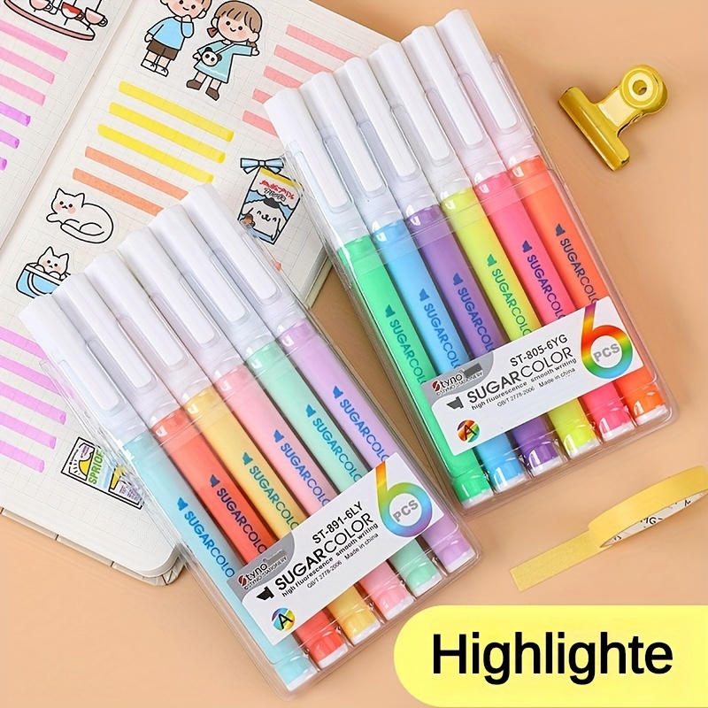 Ensemble de 12 stylos colorés à pointe en feutre Retro Accents