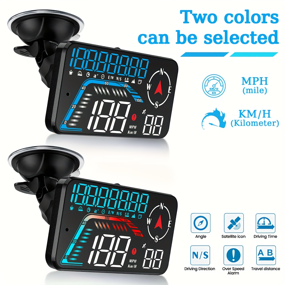 Heads Up Display for Cars, GPS Speedometer for Car