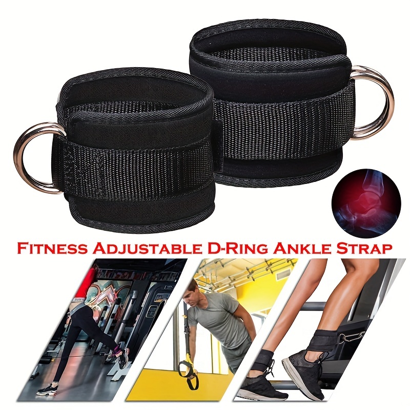 Maximize Workouts: Fitness Ankle Strap Adjustable D ring - Temu Canada