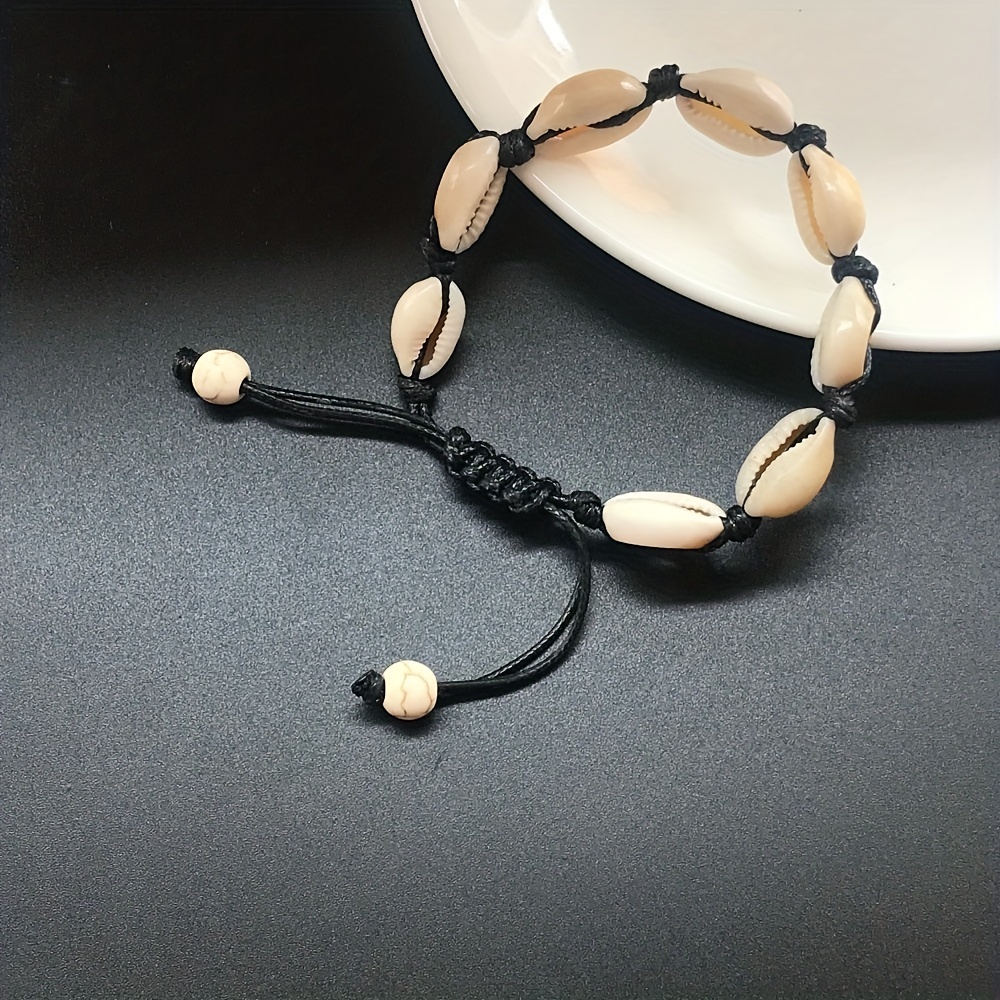 Bohemian Shell Conch Braided Bracelet for Men