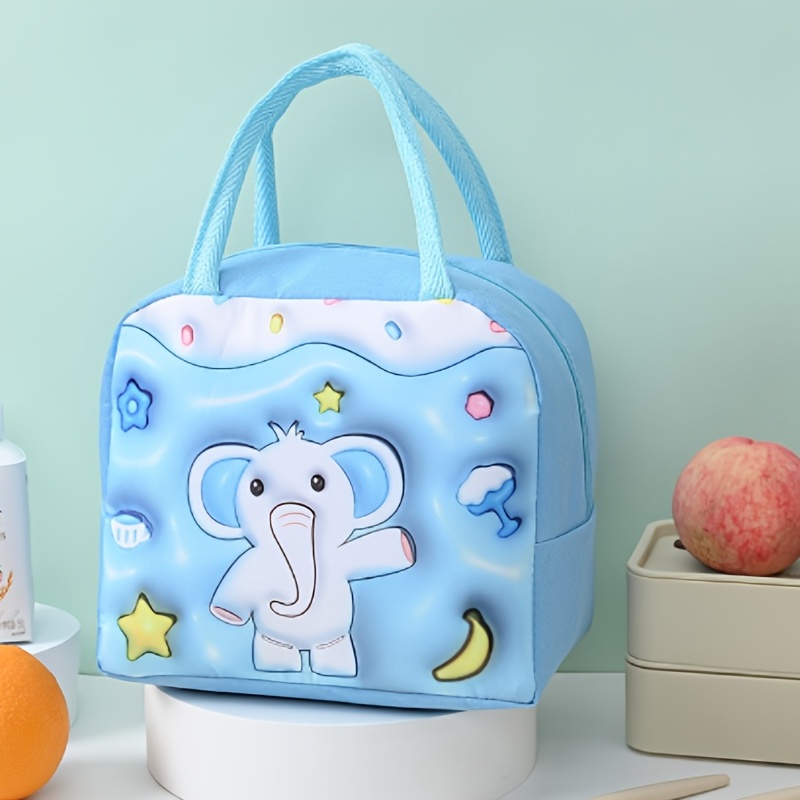 3d Cartoon Pattern Lunch Bag Portable Insulation Bag Oxford - Temu ...