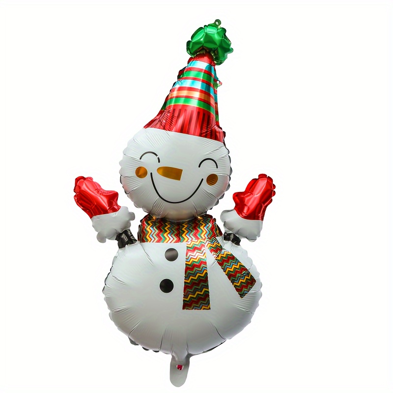 Inflatable Standing Christmas Aluminum Foil Balloon Snowman - Temu