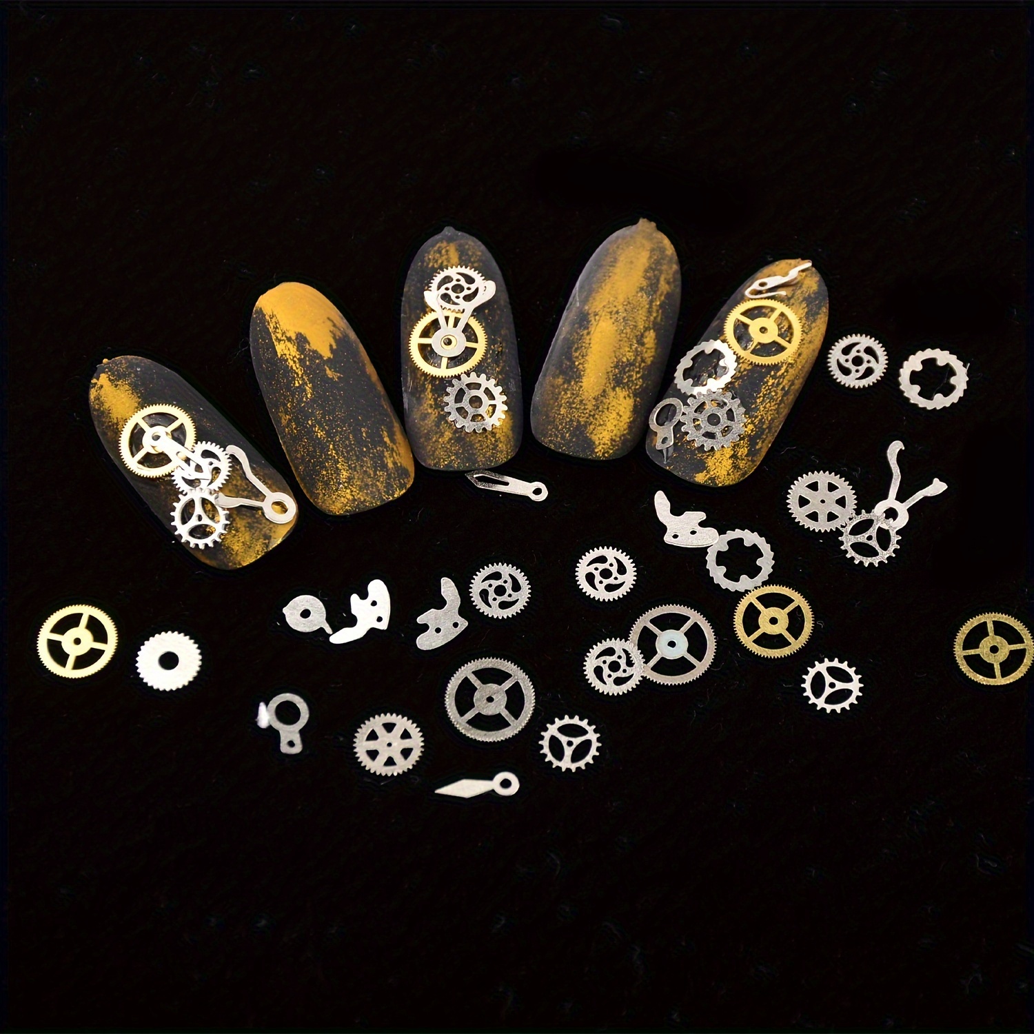 Angelliu Moule Époxy DIY 120pcs Mixtes Steampunk Roule Le