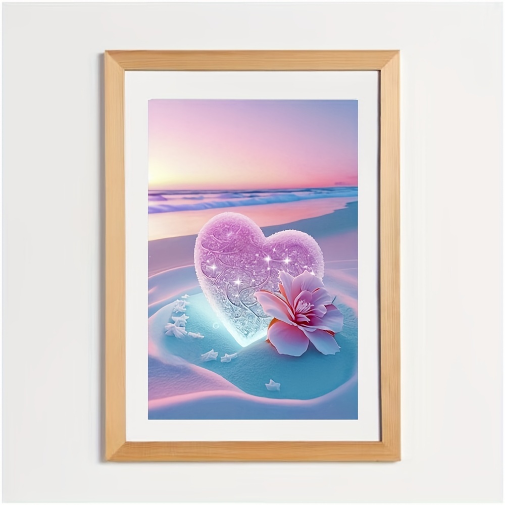 5D Diamond Painting Two Painted Hearts Kit