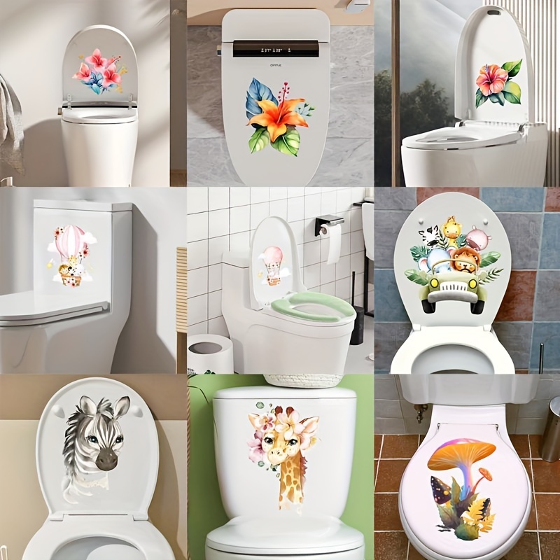 WC-Toiletten Aufkleber Baby So nicht-Tür-Bad-Toilette-Cartoon