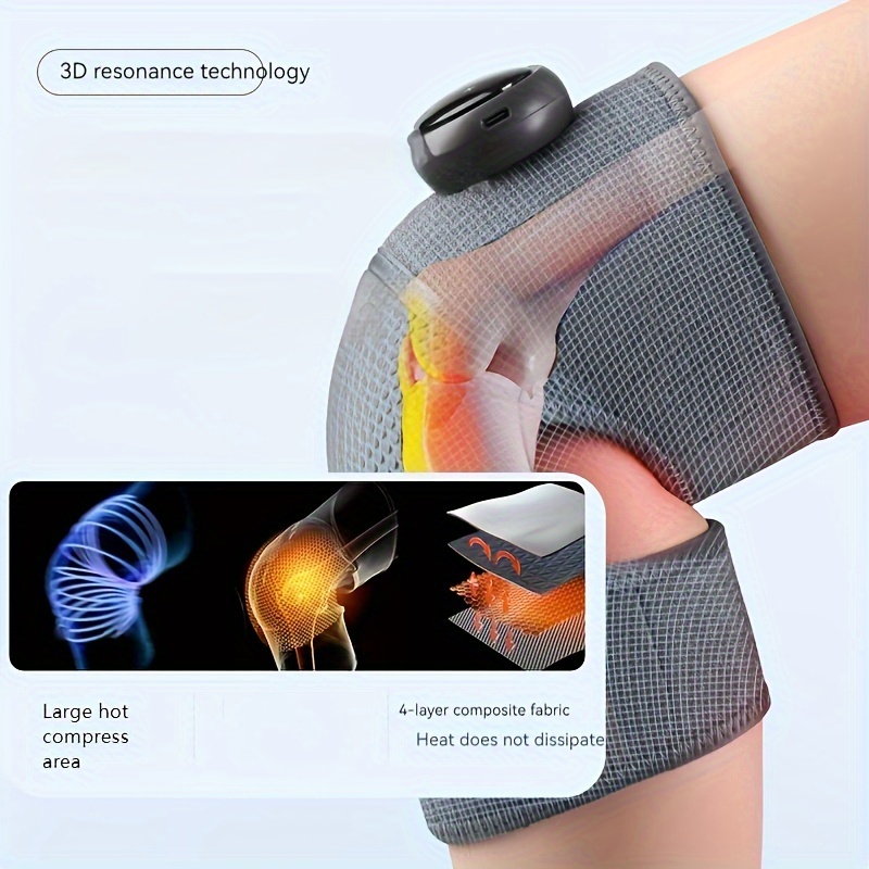 Dropship 3-In-1 Heated Knee Massager Shoulder Heating Pads Elbow Brace With  3 Level Vibration And Heating Modes For Pain Stress Relief to Sell Online  at a Lower Price