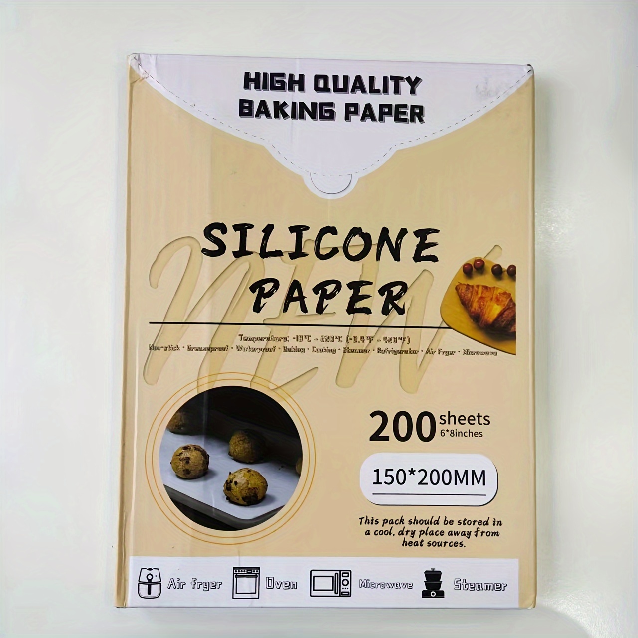 Thickened Barbecue Paper, Parchment Paper Sheets, Silicone Oil Paper,  Baking Tray Liners, Food Grade Non Stick, Commercial Household Baking Paper,  High Temperature Resistant - Temu