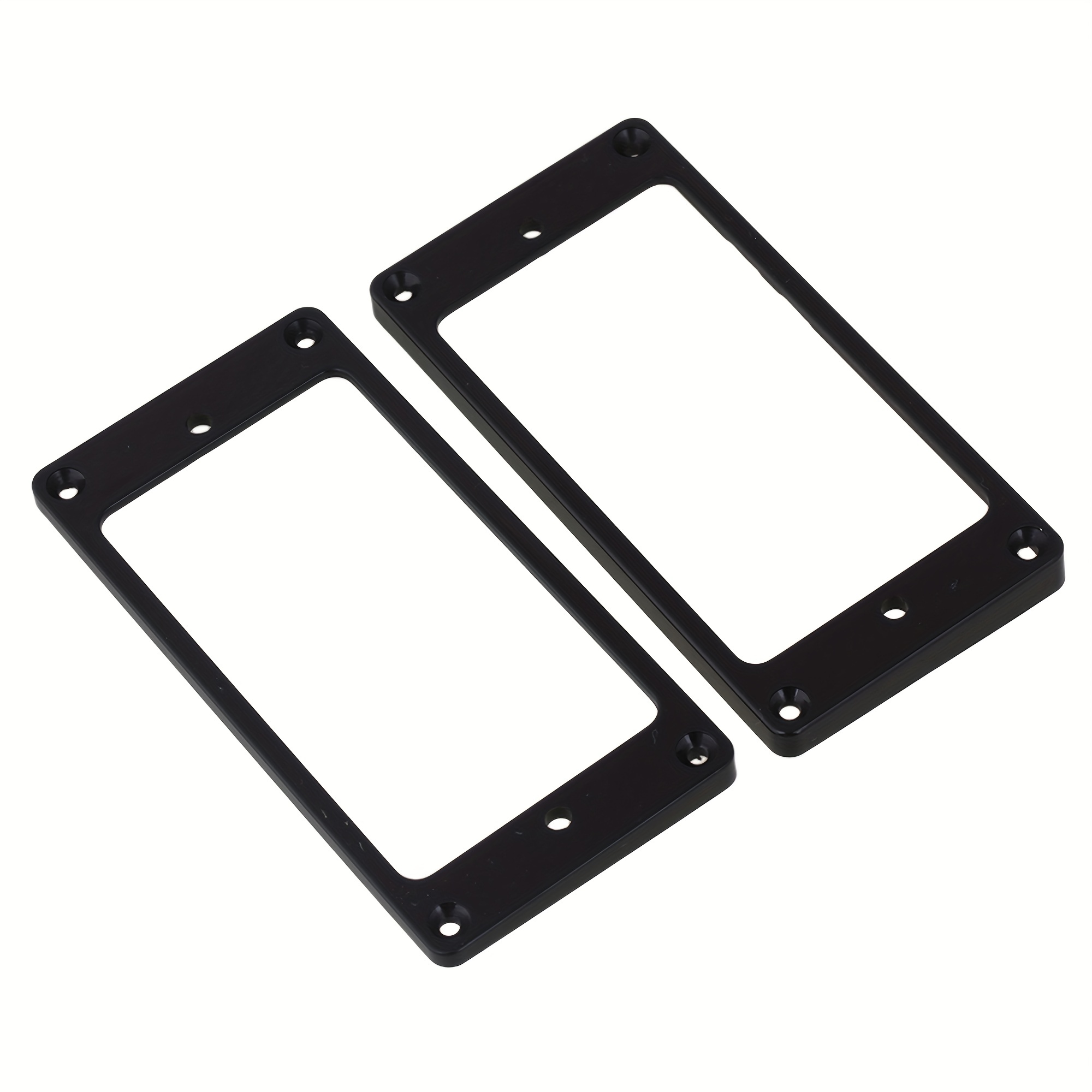 Guitar Humbucker Ring Flat Bottom Black 3mm Thickness