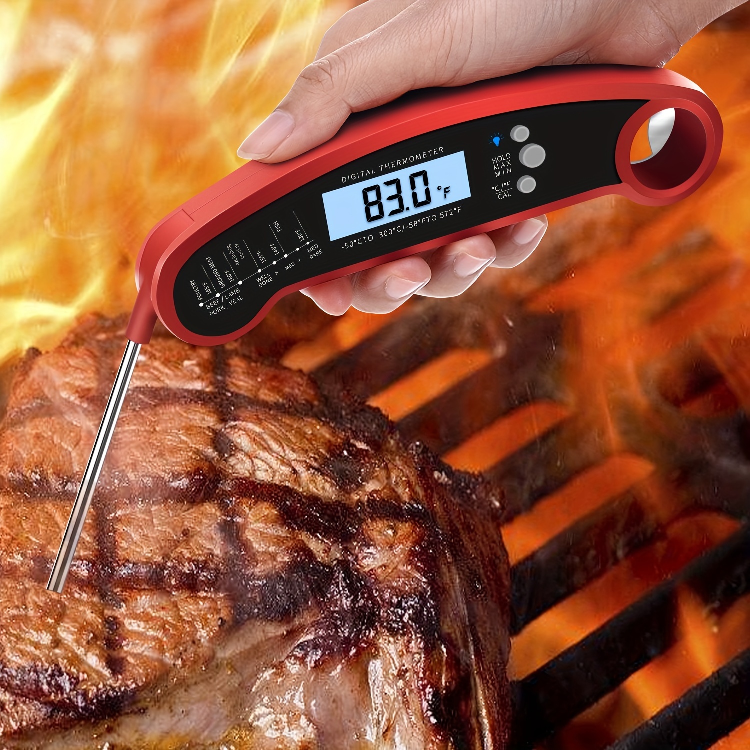 Meat Thermometers, Ultra Fast Digital Instant Read Meat