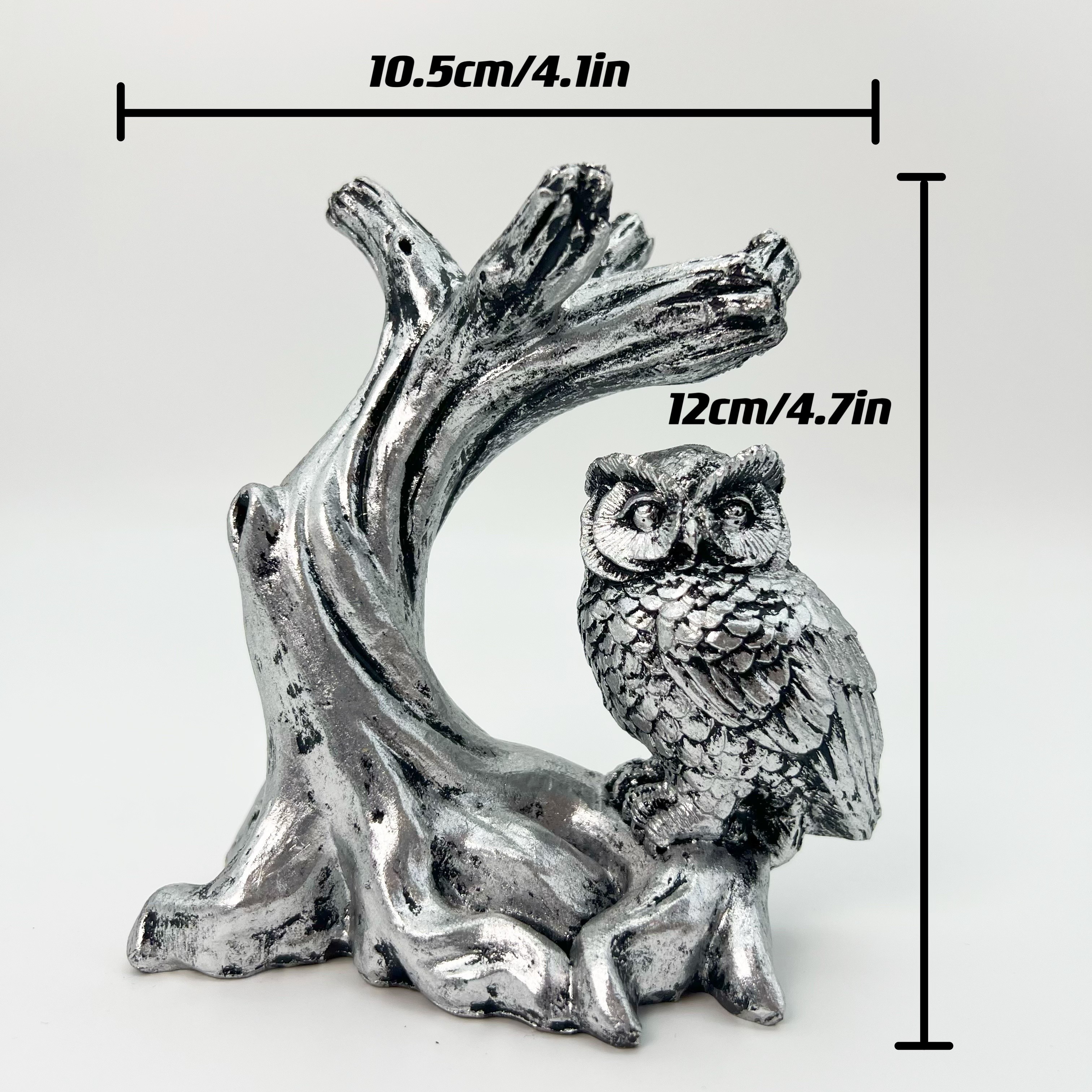 Ancient Tree Owl Crystal Ball Base