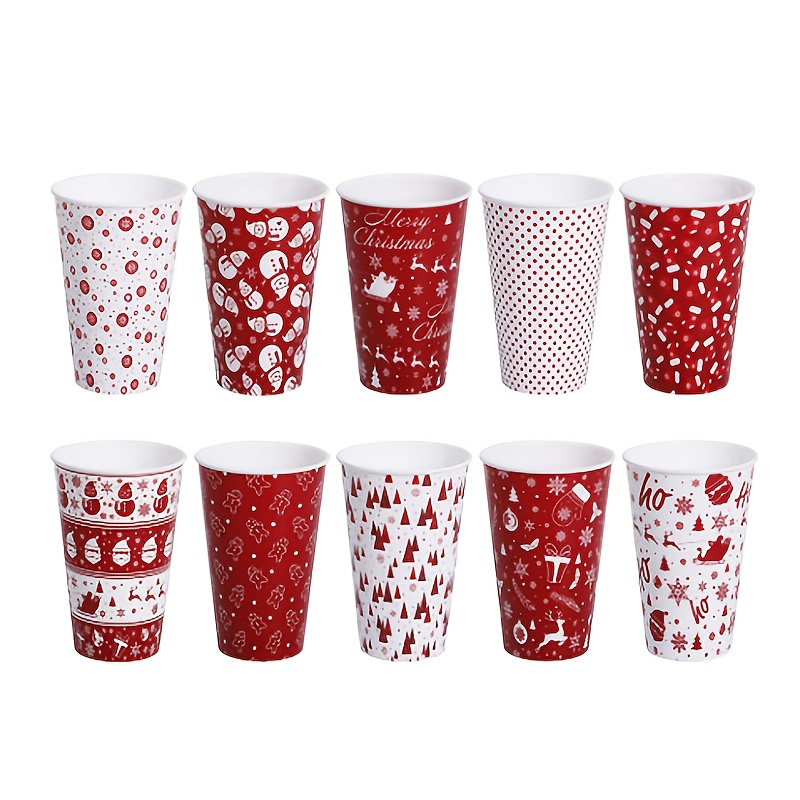 Christmas Party Cups, Reusable Christmas Party Cups, Christmas