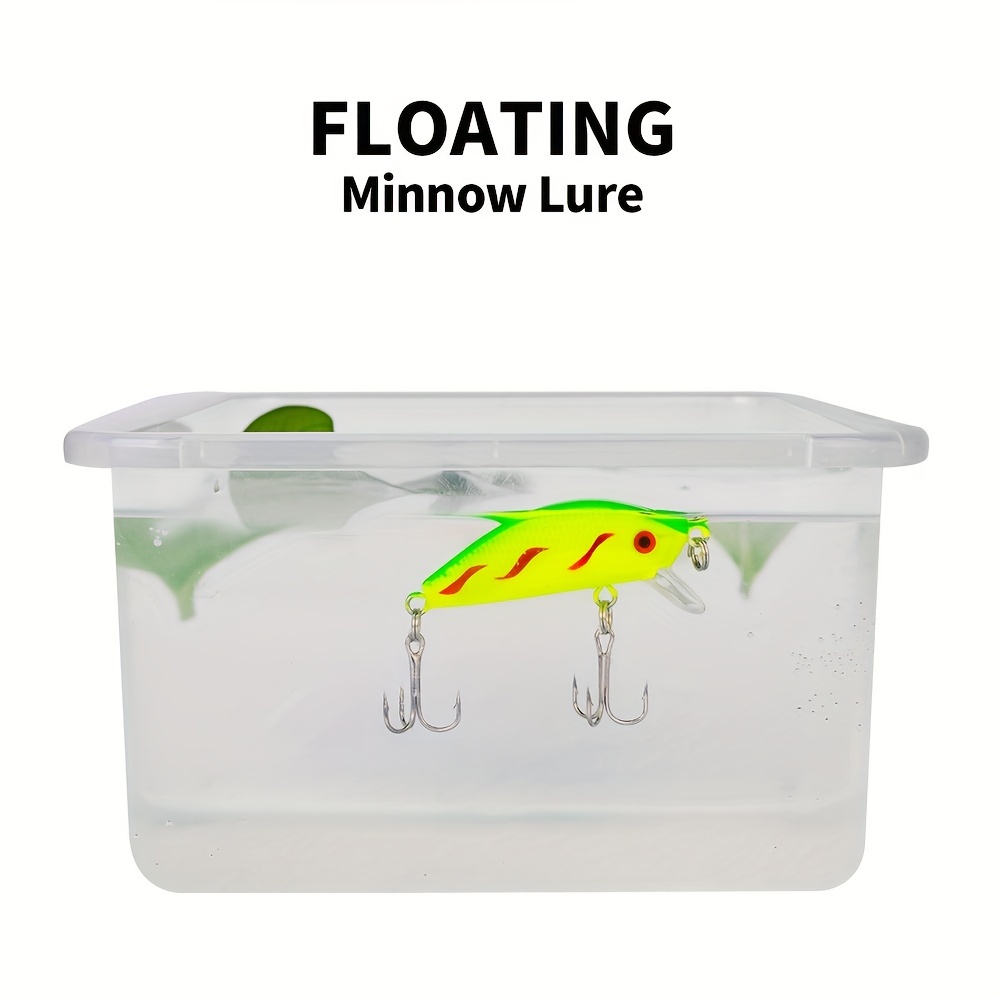 Floating Lure Set: Plastic Soft Minnow Bait Bass Catfish - Temu