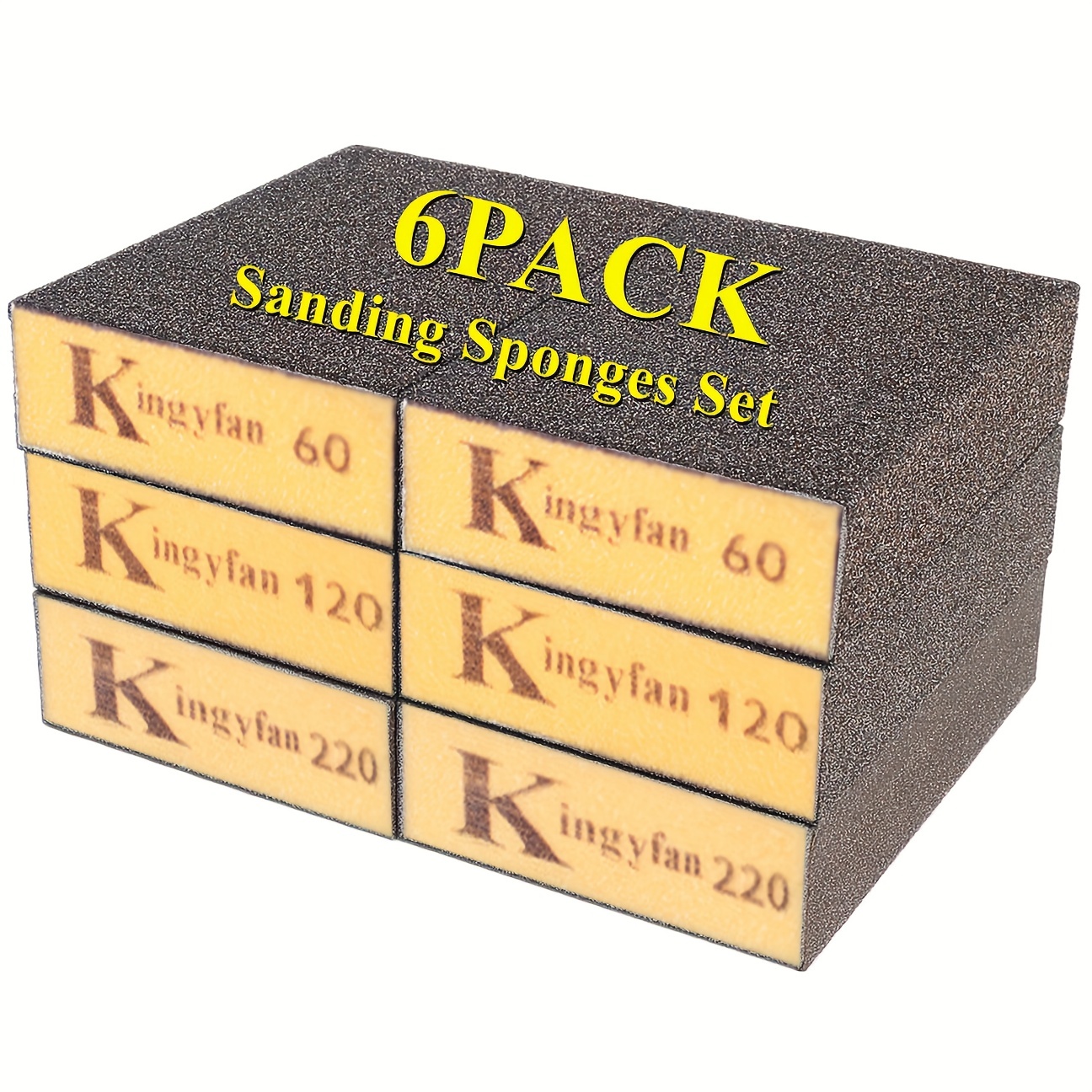 Gray Coarse Medium Fine Grit Sanding Block Sander Sponges - Temu