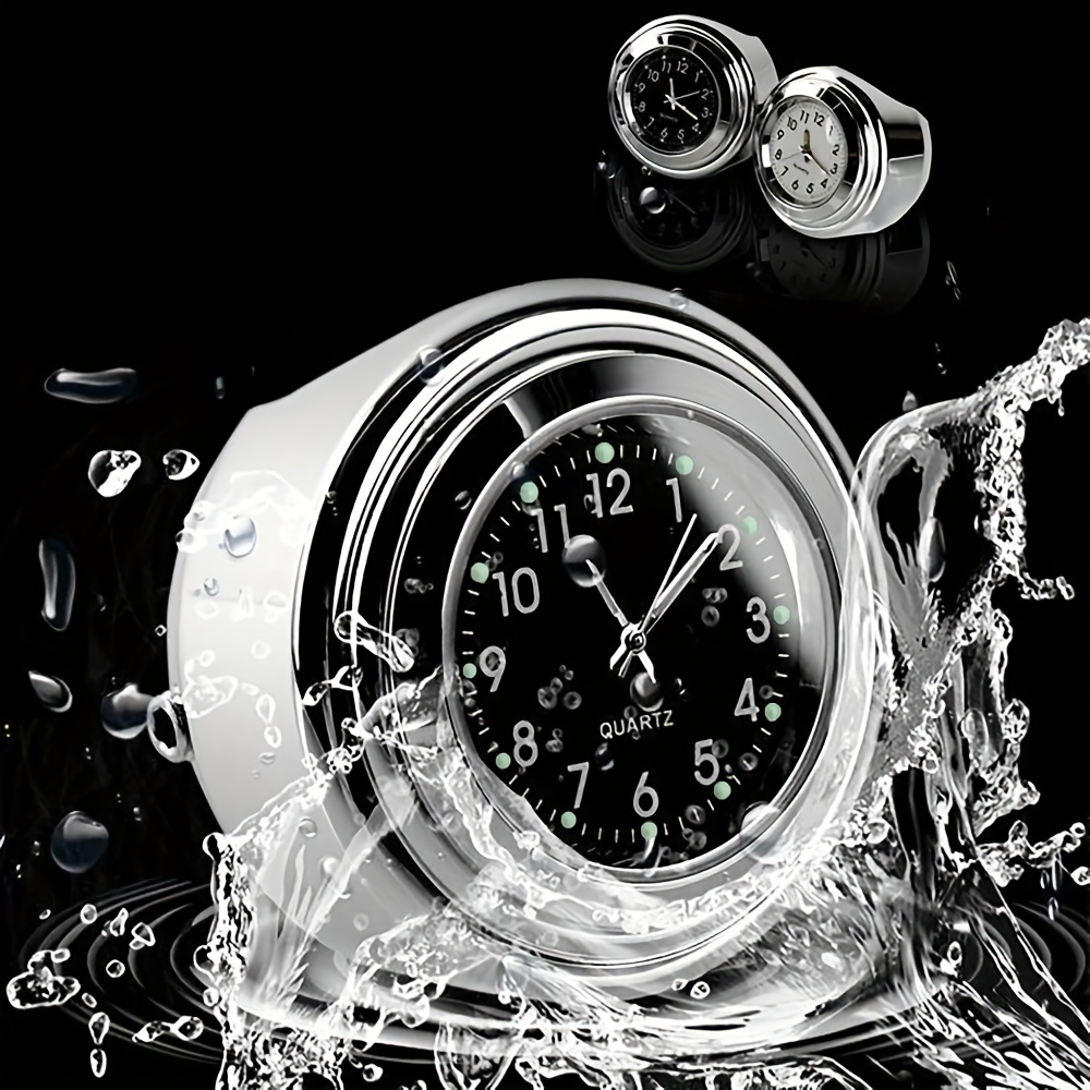 Waterproof Motorcycle Mount Clock Handlebar Bike Watch Luminous Dial  Aluminum Ci23867 - China Bicycle Clock, Bicycle Waterproof Clock