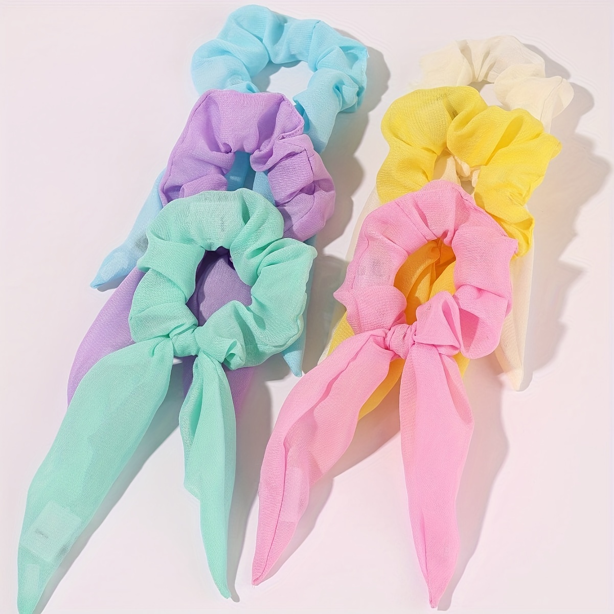 Garden Fairy Scrunchies Long-tail Mint Scrunchie 