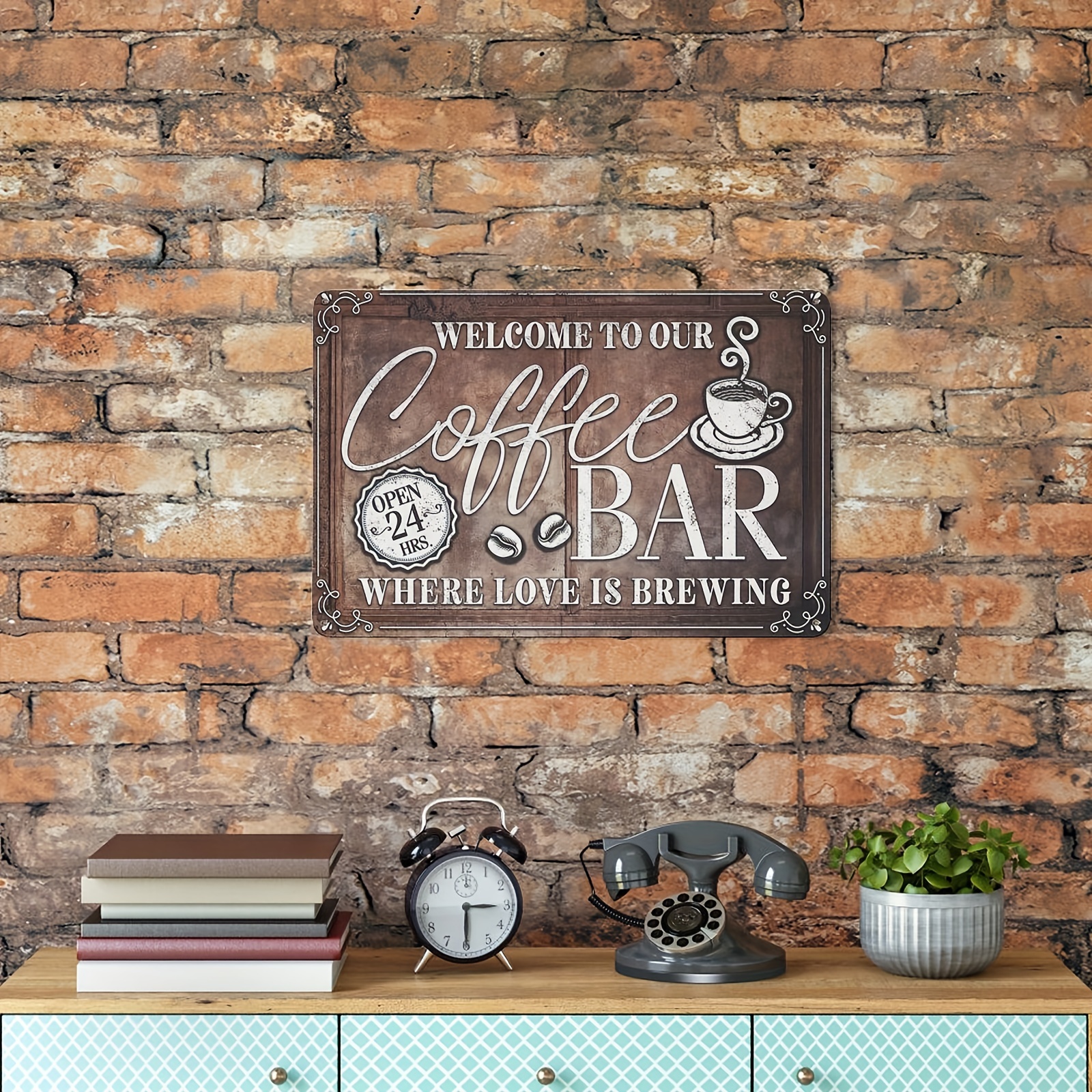 Coffee Bar Love is Brewing SIGN Coffee Bar SIGN Gift 