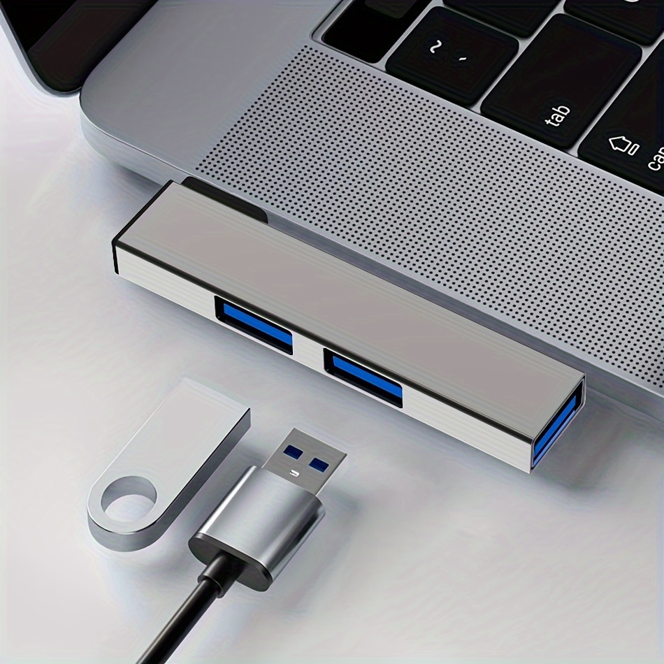 Acquista 4/7 Port USB HUB 3.0 Splitter Multi USB 2.0 Multiport Switch con  adattatore di alimentazione per PC Notebook Computer Laptop Accessori