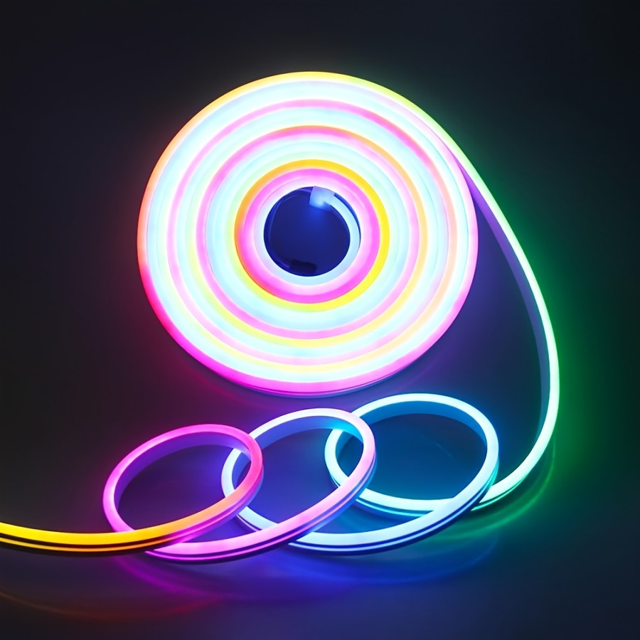 Rgb Led Neon Rope Lights Smart Symphony Music Soft Light - Temu