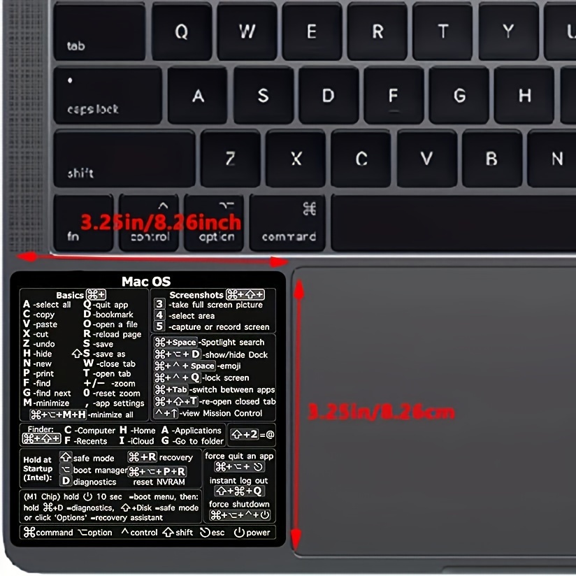Pegatinas para teclado Macbook Español