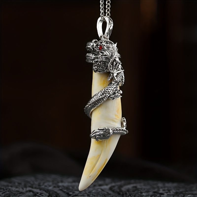 Animal sale tooth pendant