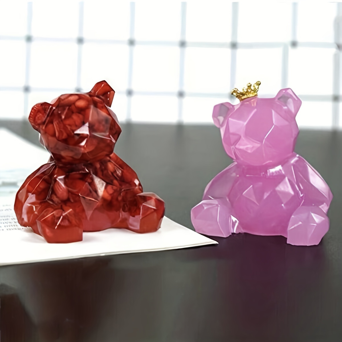 3d Bear Resin Mold Silicone Resin Mould Epoxy Resin Casting - Temu Japan