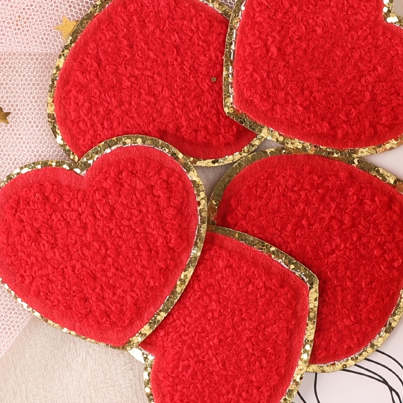 2pcs Heart Embroidery DIY Patch for Clothes, Backpacks, Hats - Perfect  Holiday Party Gift for Teens