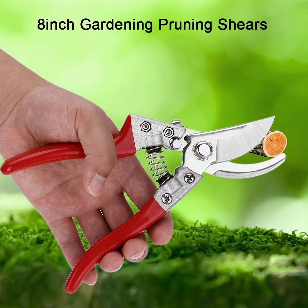 

1pc, Red, Curved Mouth, Pruning Shears, Thick Branch Flower Scissors, Garden Fruit Branch Scissors, Spring Labor-saving Pliers, Household Potted Flower Fruit Picking Scissors