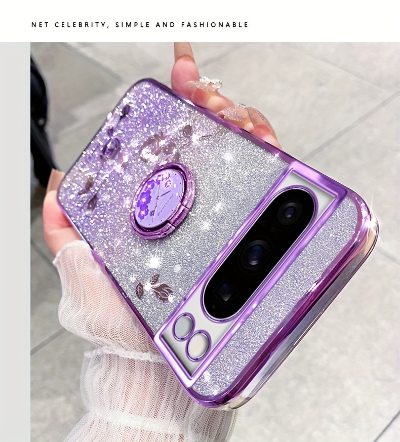 Funda Google Pixel 8 Pro Glitter, Miss Owl