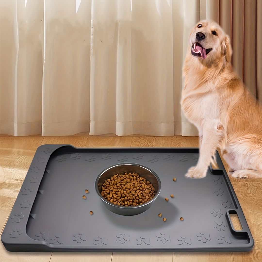 Durable Pet Feeding Mat For Dogs, Absorbent Quick Dry No Stain Dog Bowl Mat  With Non-slip Backing, Anti-overflow Dog Placemat Dog Floor Mat - Temu