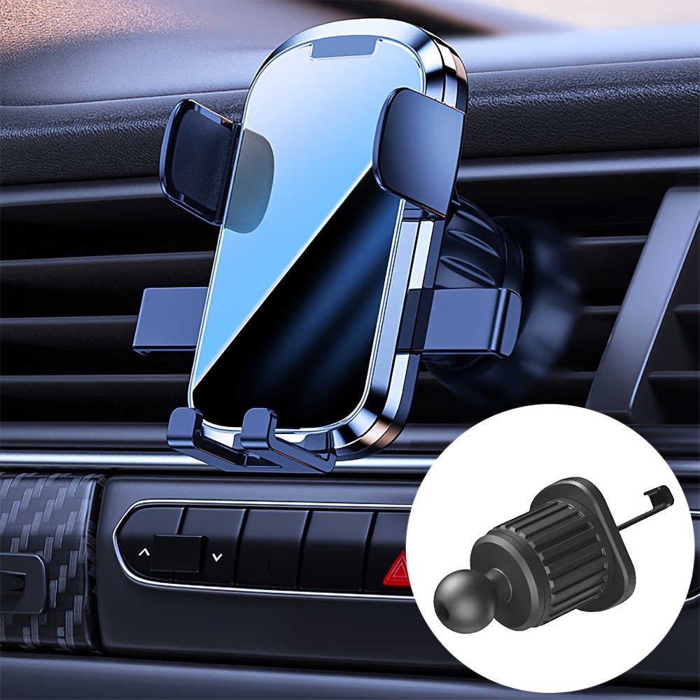 VANMASS Soporte para teléfono celular para automóvil, parabrisas, rejilla  de ventilación de auto, con clip de ventilación y panel de tablero, fuerte